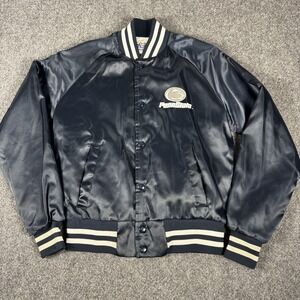 Vintage Penn State Nittany Lions Satin Jacket Men Football Chalk Line 90s 14/16